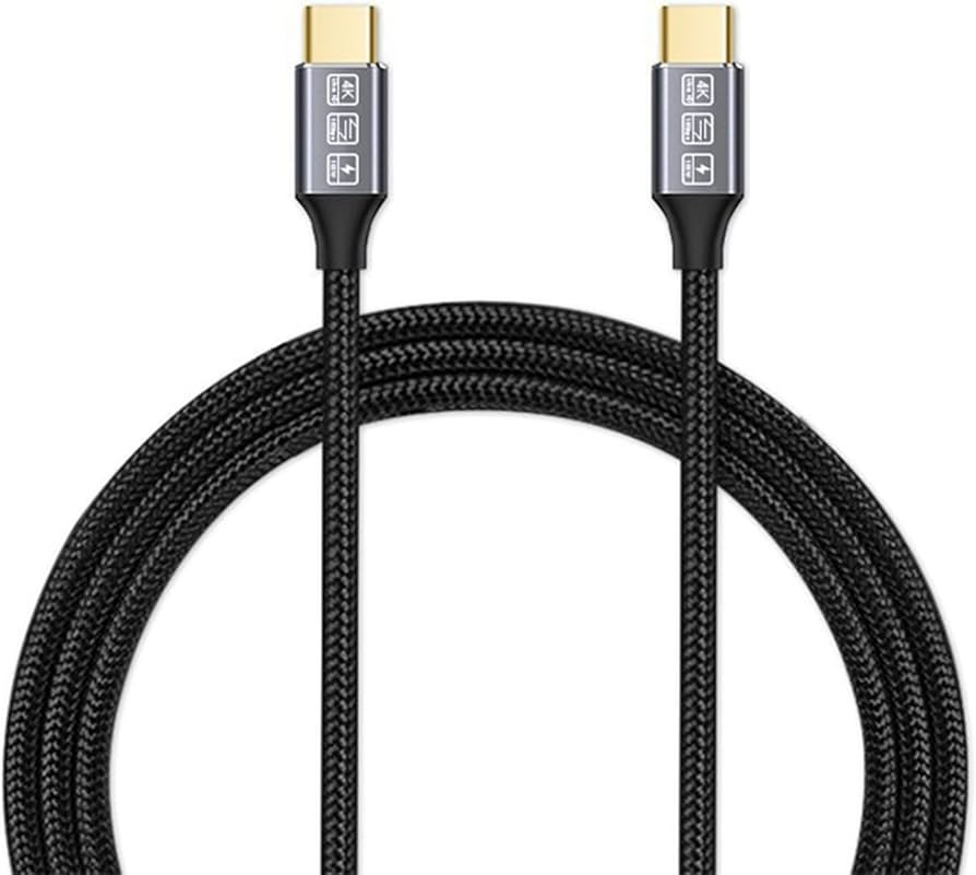 Braided USB-C to USB-C Fast Charge Cable (Bulk)