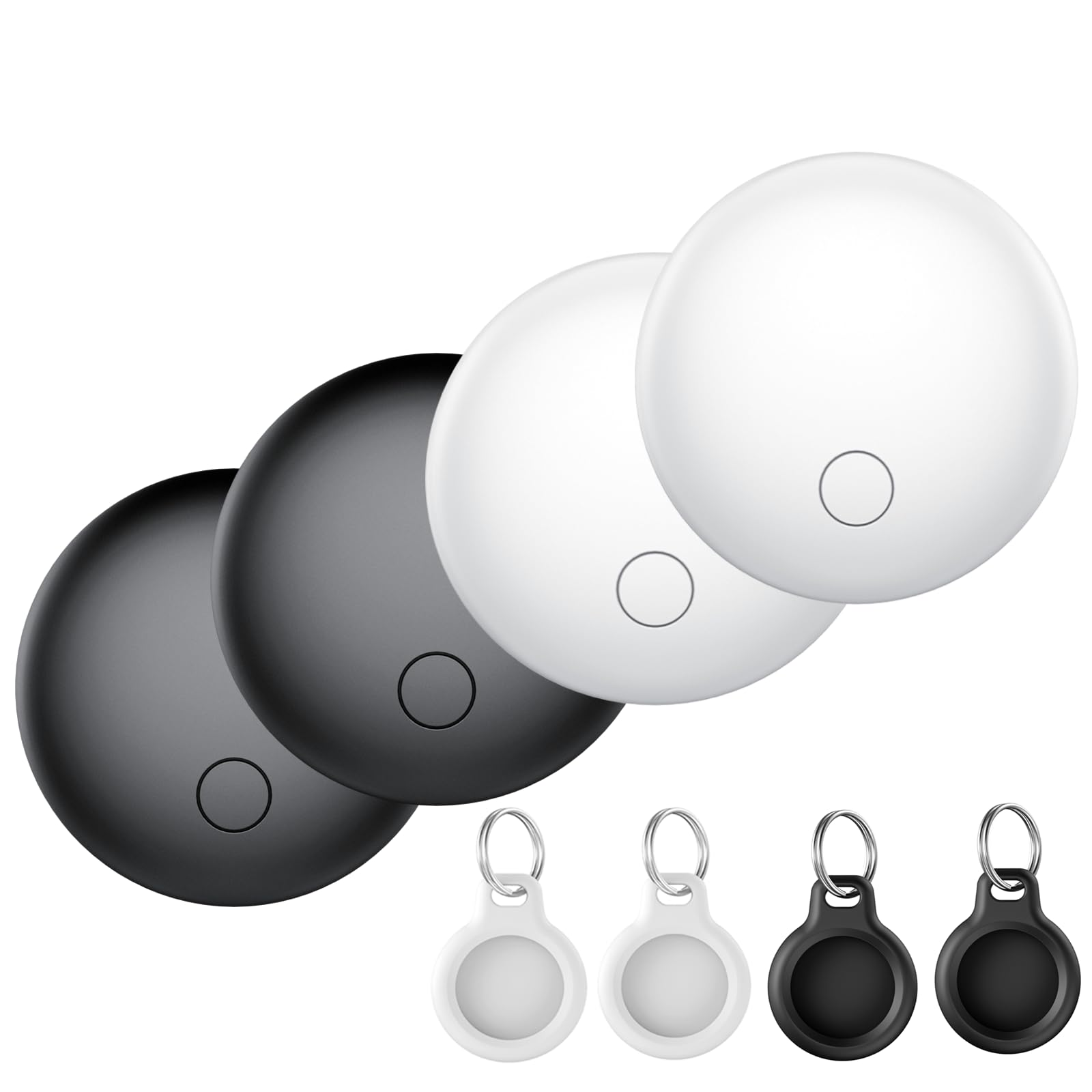Bluetooth Item Tracker 4-Pack with Keyrings